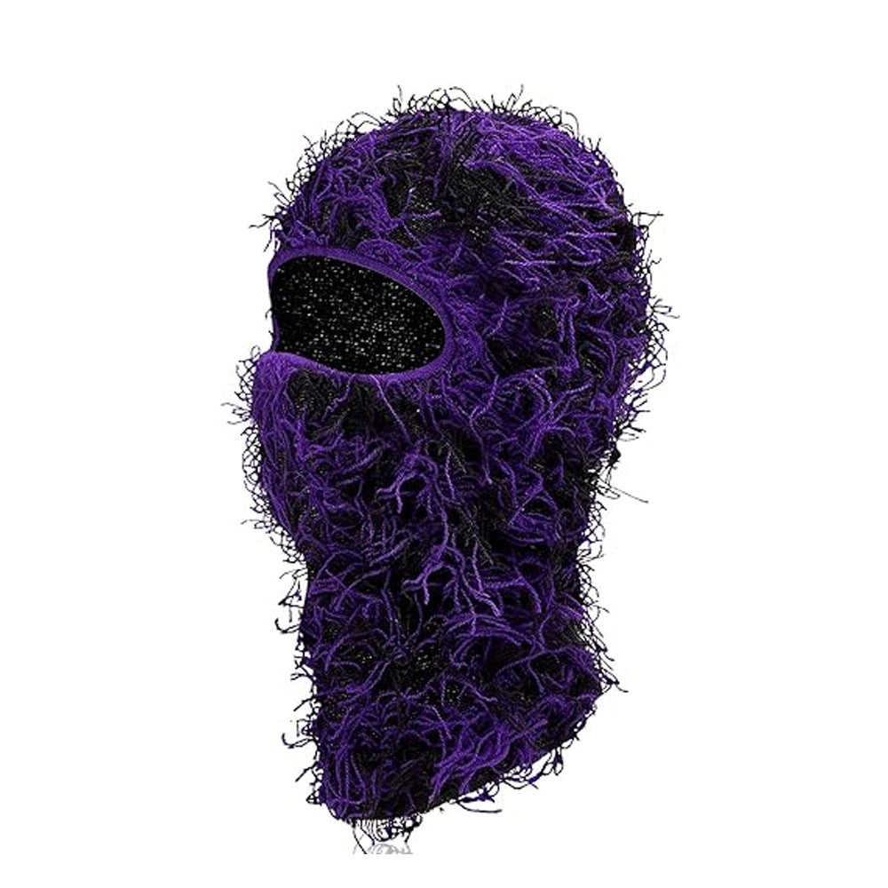 Knitted warm face mask
