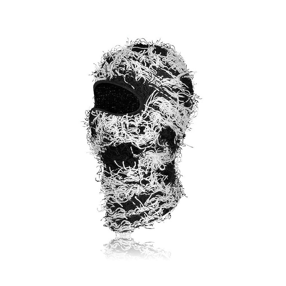 Knitted warm face mask