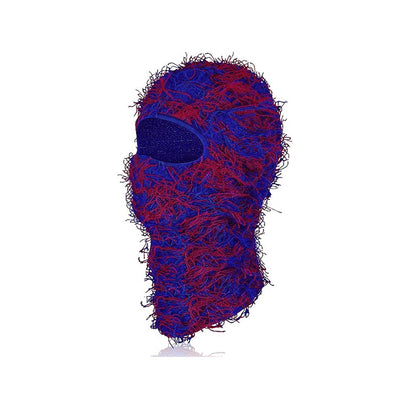 Knitted warm face mask