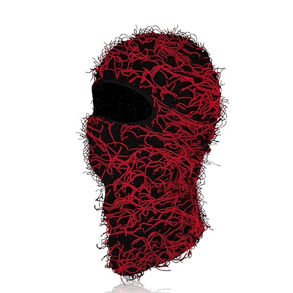 Knitted warm face mask