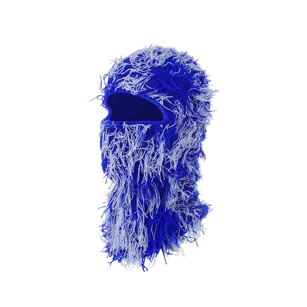 Knitted warm face mask