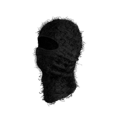 Knitted warm face mask