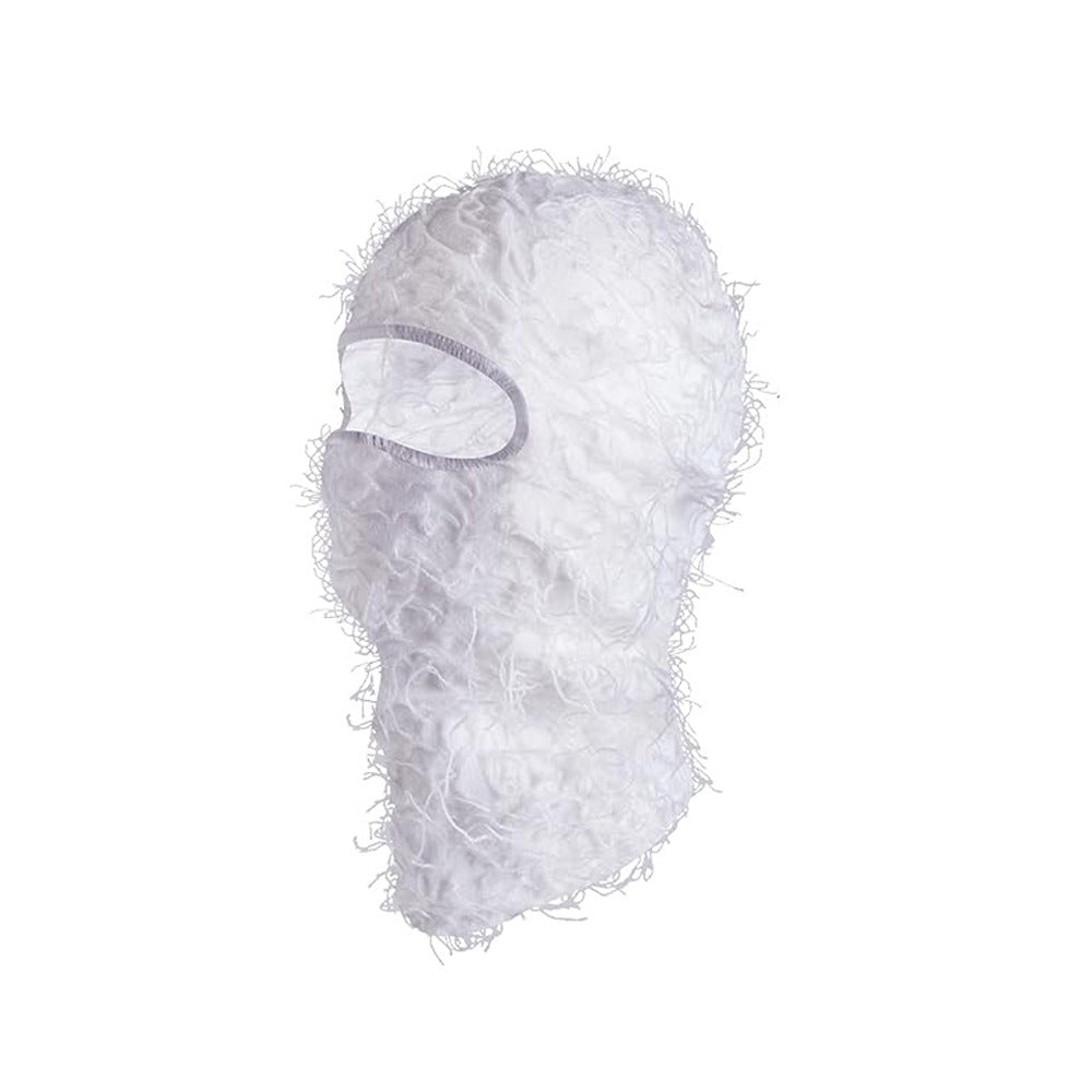 Knitted warm face mask