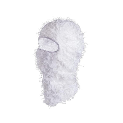 Knitted warm face mask