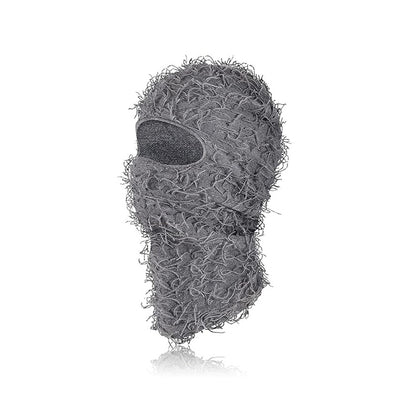 Knitted warm face mask