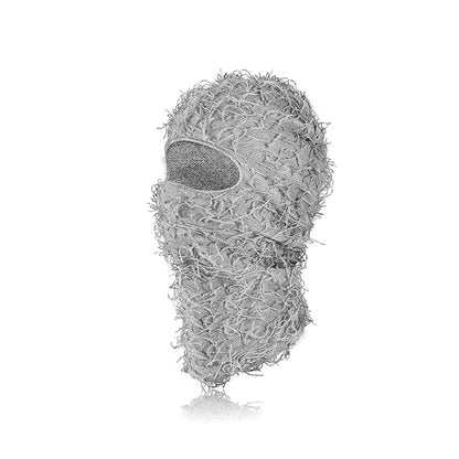 Knitted warm face mask