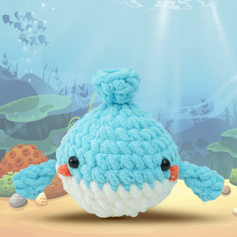 Knitted Whale Toy Craft Kit