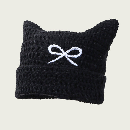 knitted wool hat