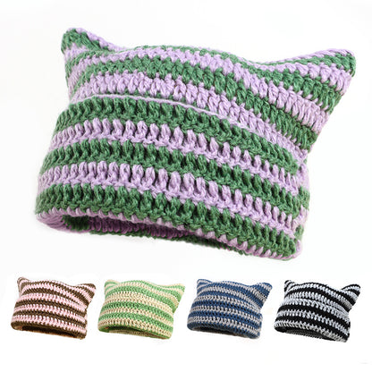 knitted wool hat