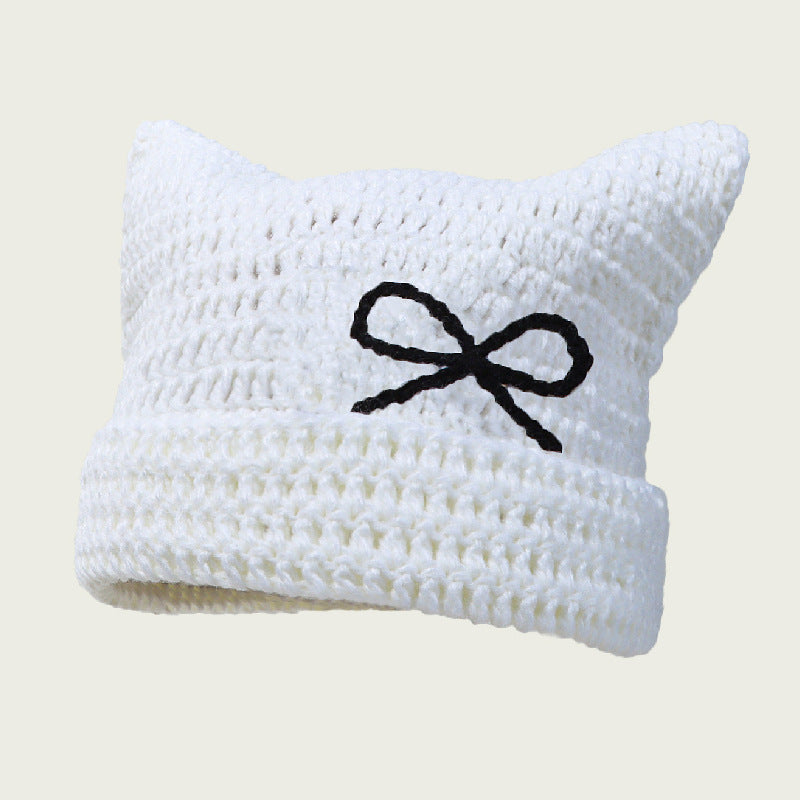 knitted wool hat