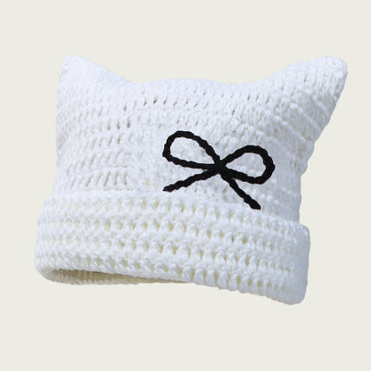 knitted wool hat