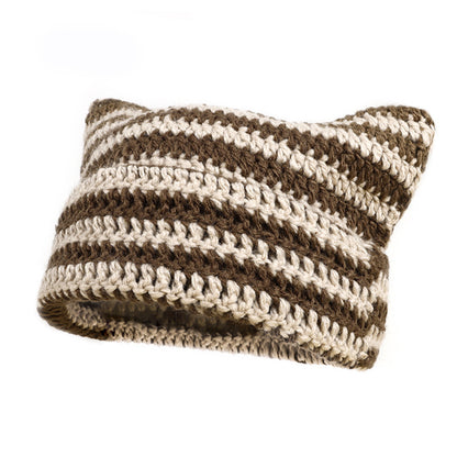 knitted wool hat