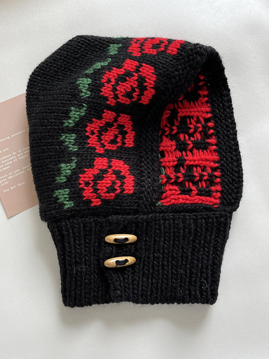 knitted wool hat