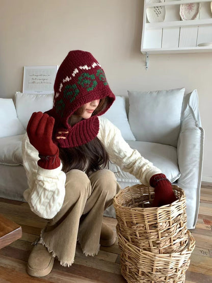 knitted wool hat