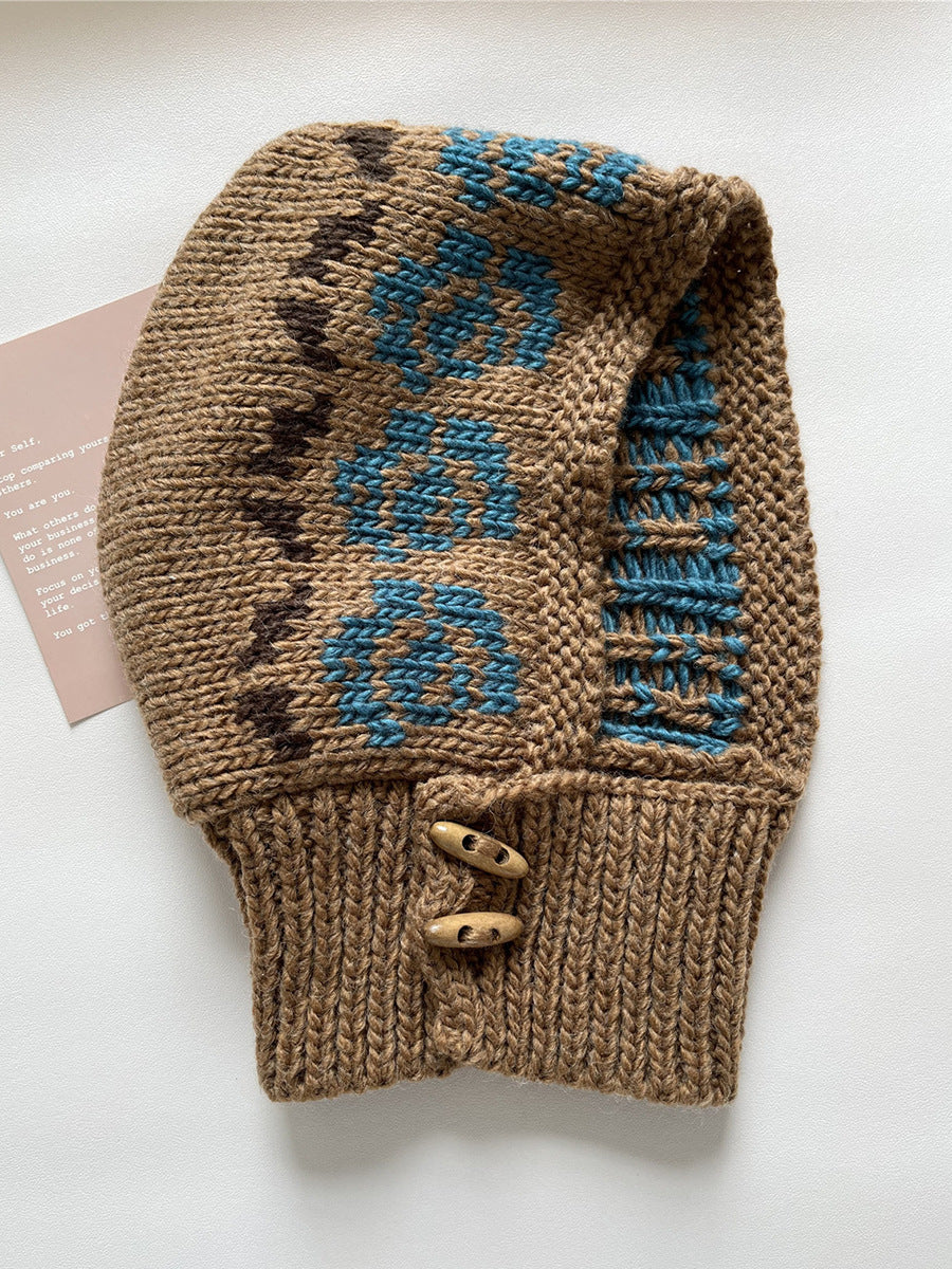 knitted wool hat