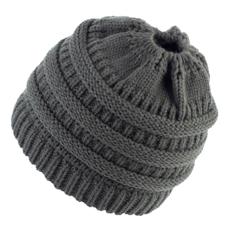 Knitted wool hat