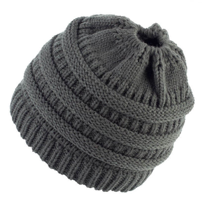 Knitted wool hat