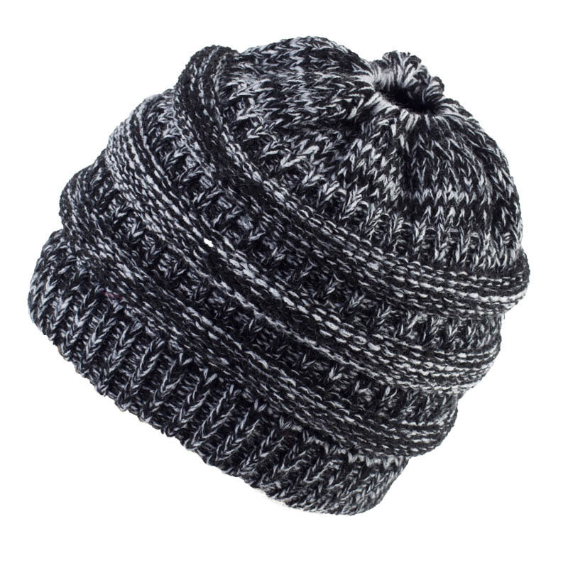 Knitted wool hat