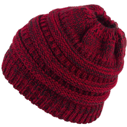 Knitted wool hat