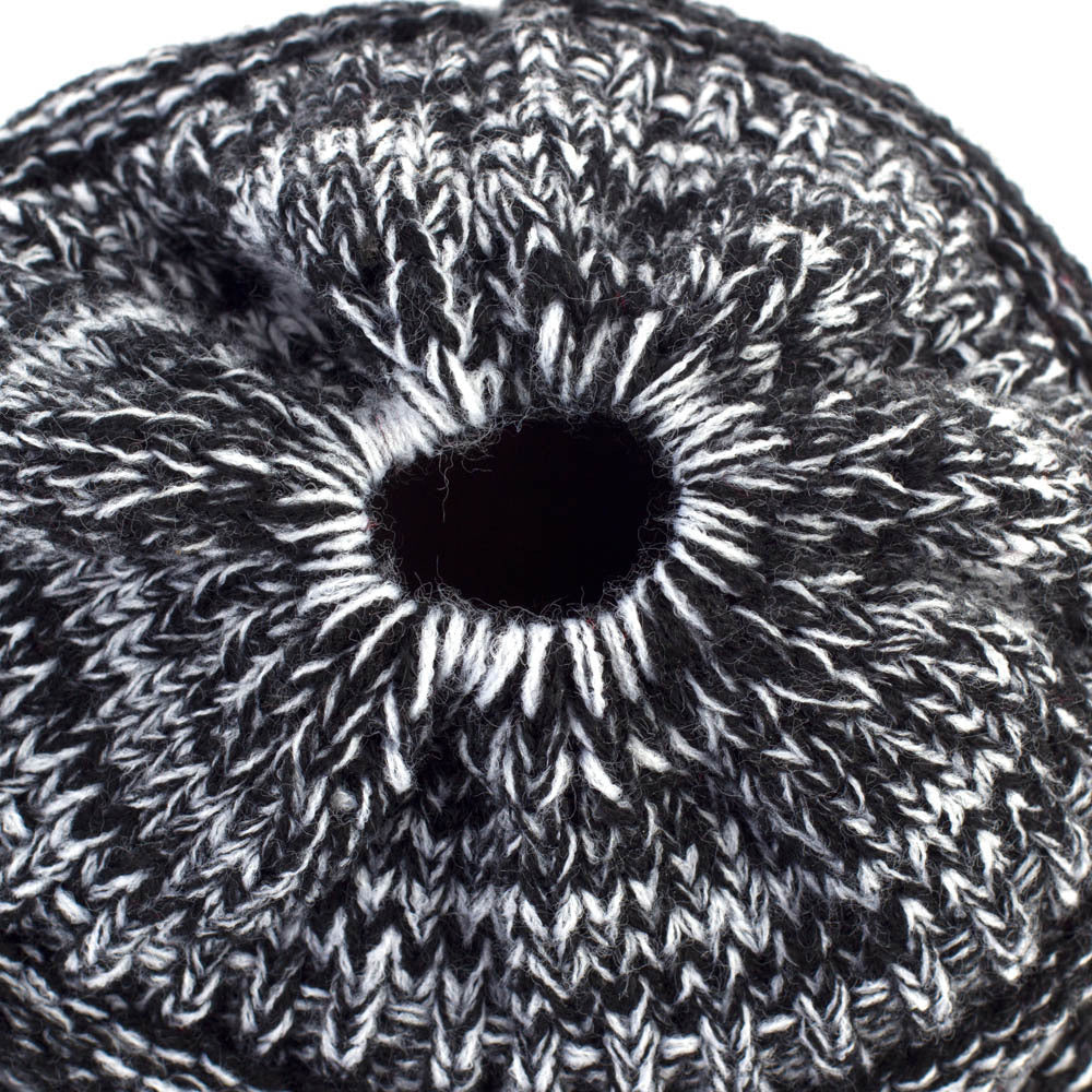 Knitted wool hat