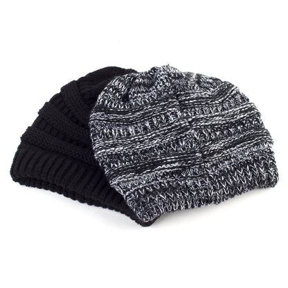 Knitted wool hat