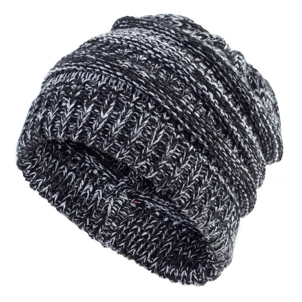 Knitted wool hat