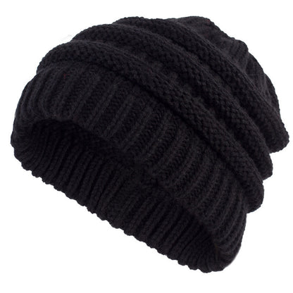Knitted wool hat