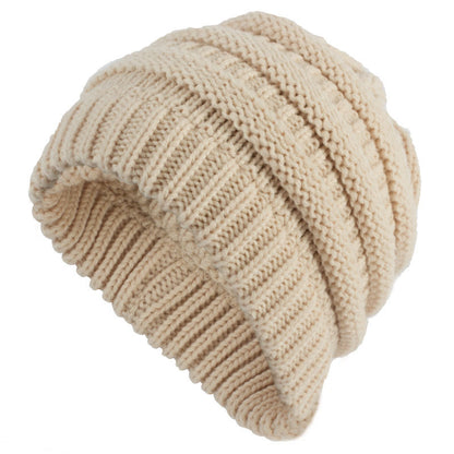 Knitted wool hat