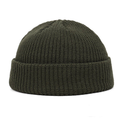 Knitted wool hat