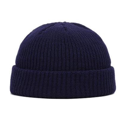 Knitted wool hat
