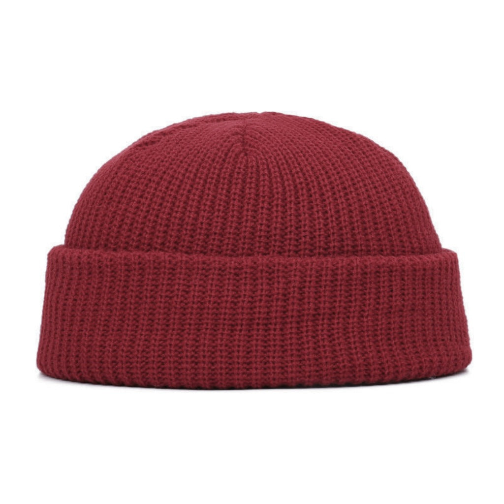 Knitted wool hat