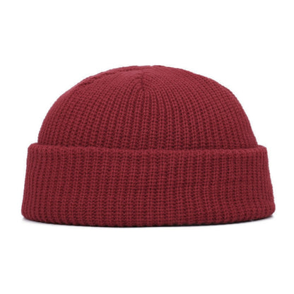 Knitted wool hat