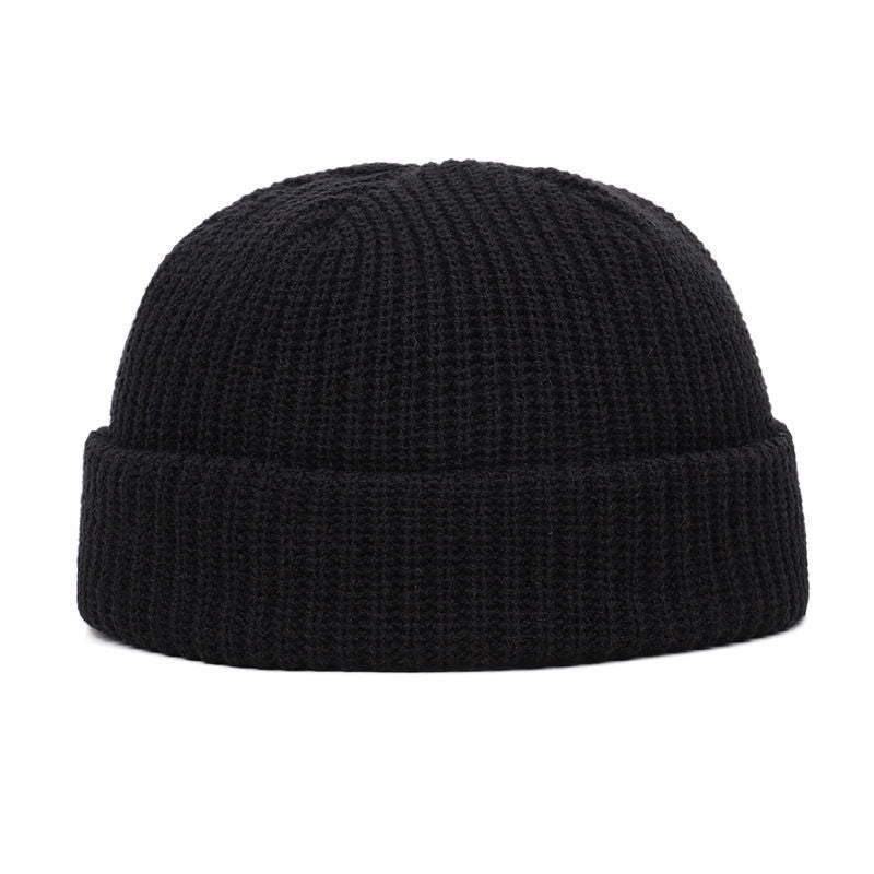 Knitted wool hat