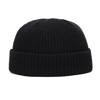 Knitted wool hat