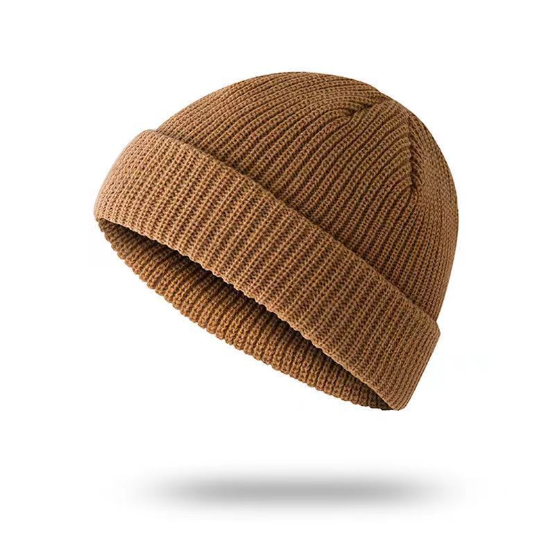 Knitted wool hat