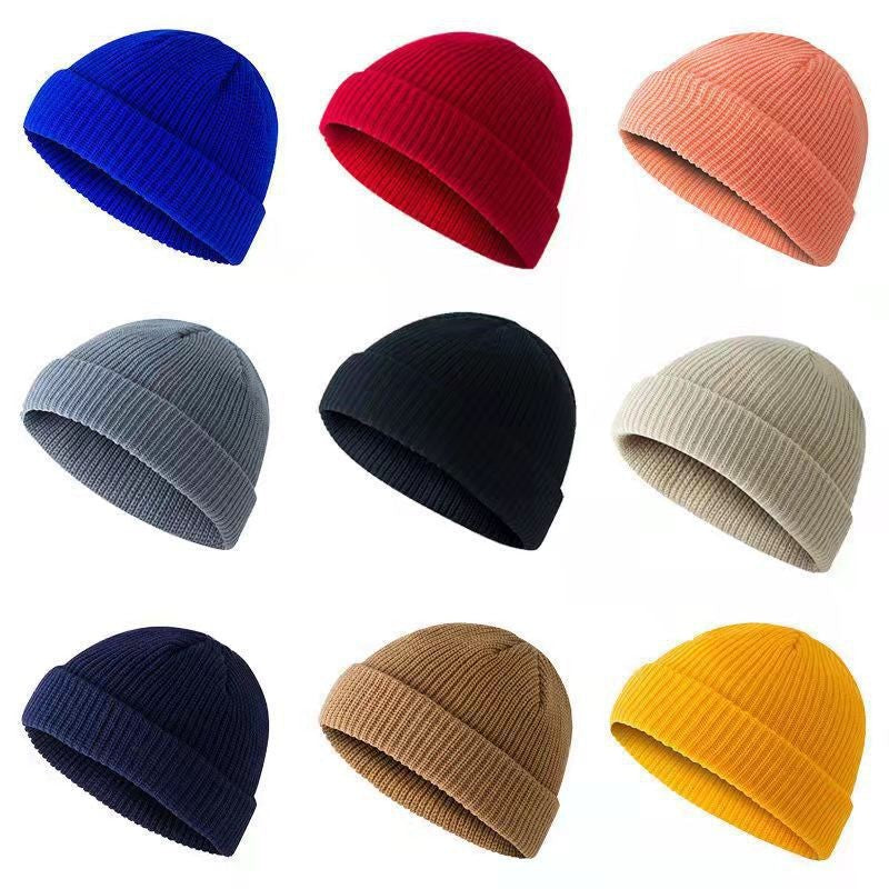 Knitted wool hat