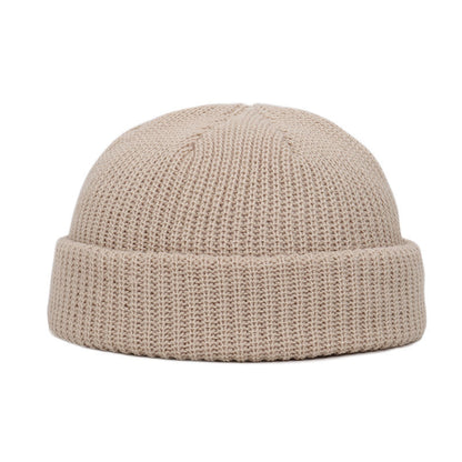 Knitted wool hat
