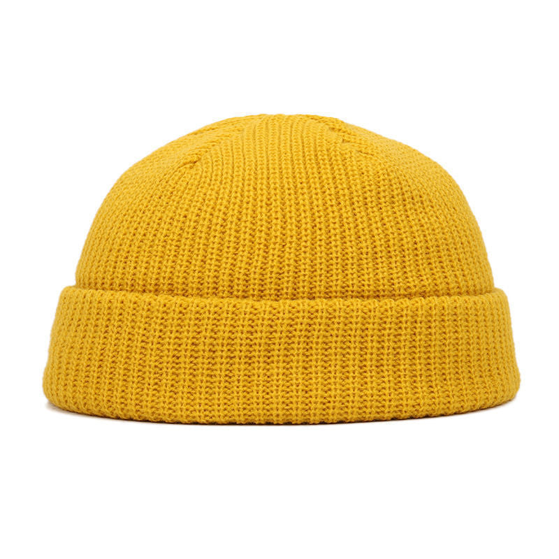 Knitted wool hat
