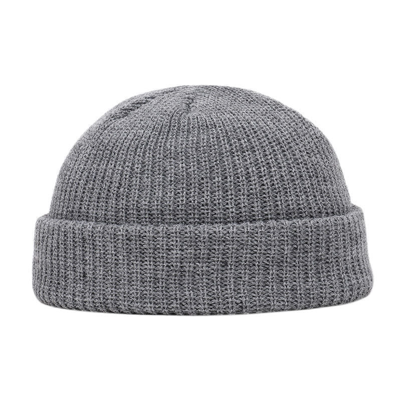 Knitted wool hat