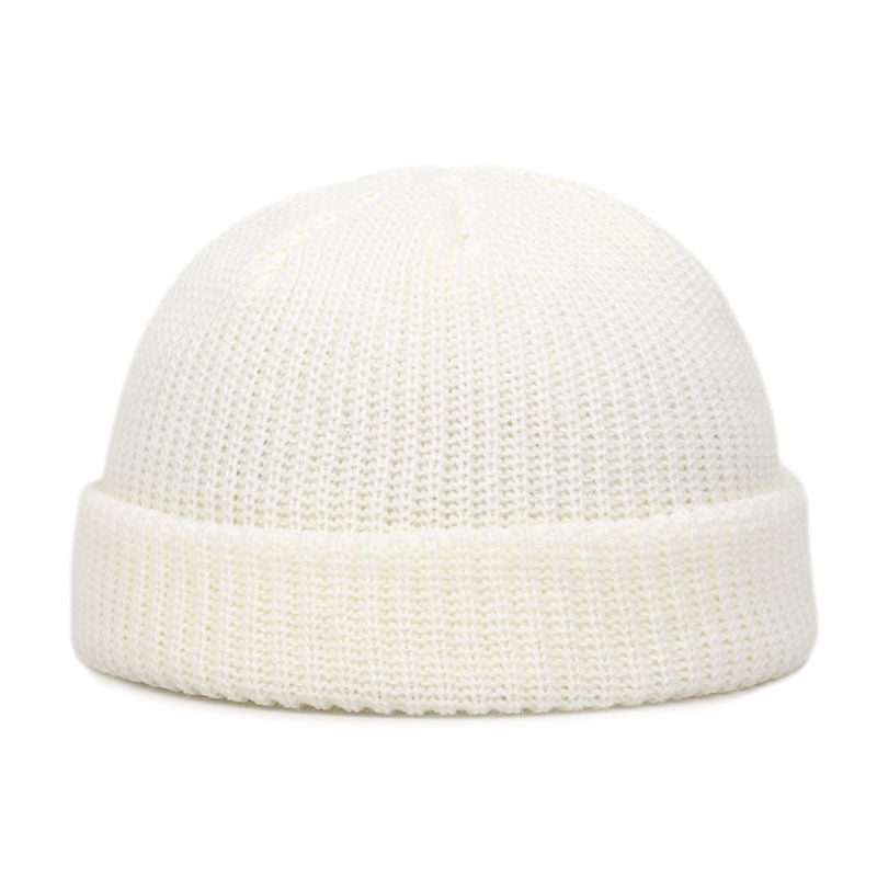 Knitted wool hat