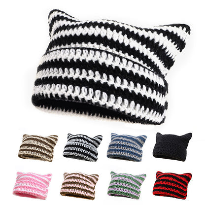knitted wool hat