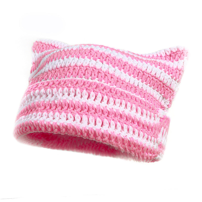 knitted wool hat