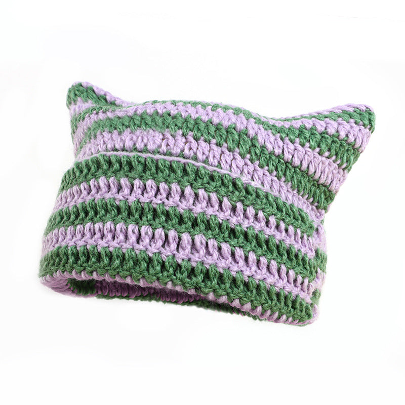 knitted wool hat