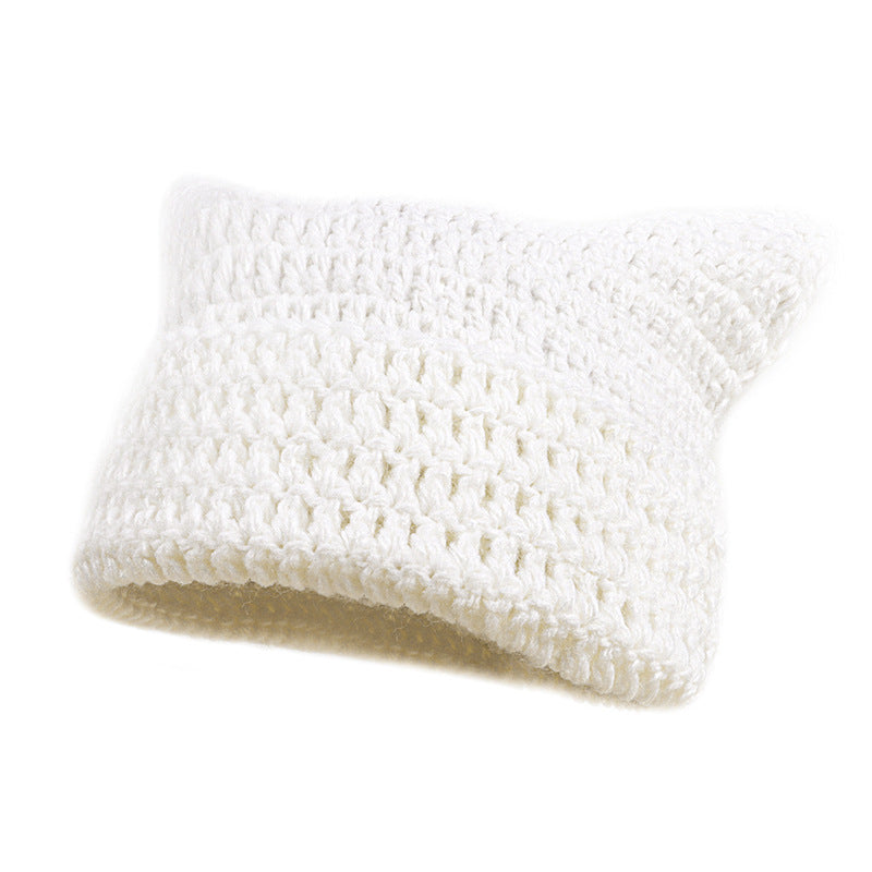 knitted wool hat