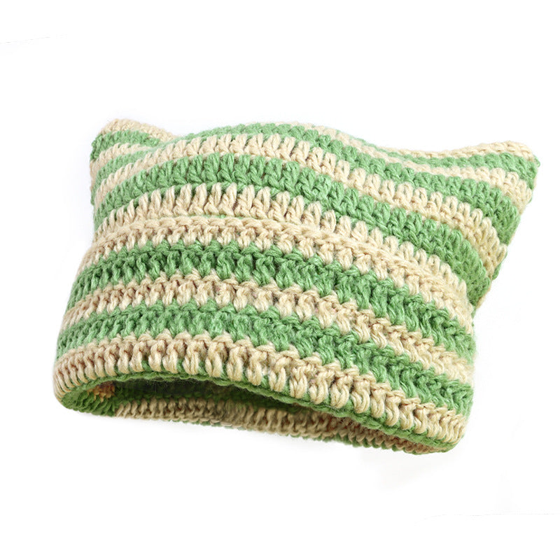 knitted wool hat
