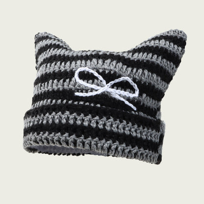 knitted wool hat