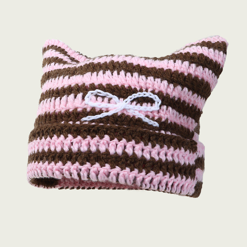 knitted wool hat