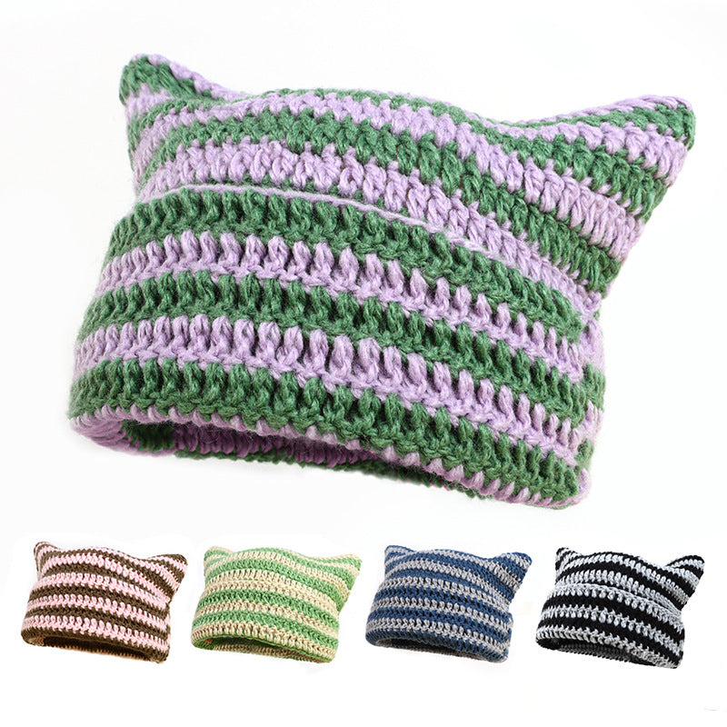 knitted wool hat
