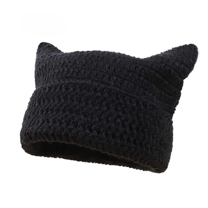 knitted wool hat