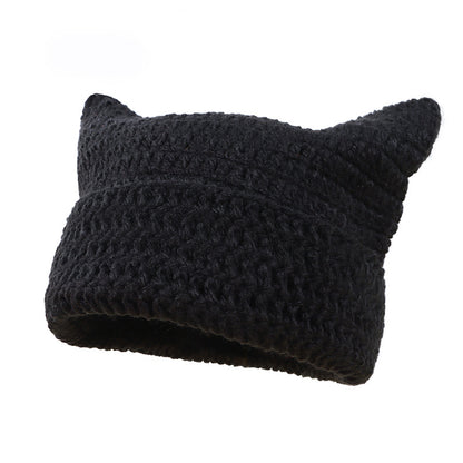 knitted wool hat